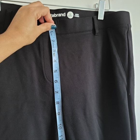 Betabrand Petite L black slacks pants - Picture 7 of 8